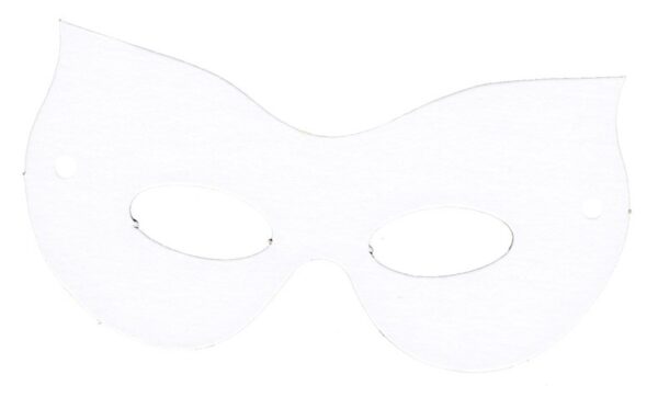 Cardboard Eye Mask Blanks Pack of 50 Masks with Elastic
