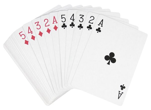 Playing Cards Jumbo Single Deck 12.5 x 8.5cm