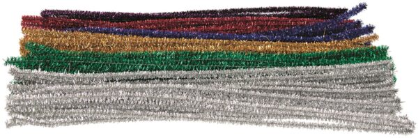 Tinsel Stems (Pipe Cleaners) 30cm Pack of 150 In 5 Colours - Image 2