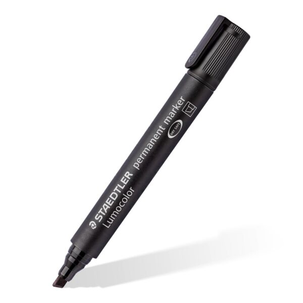Staedtler Lumocolor 350 Permanent Marker Black Pack of 10