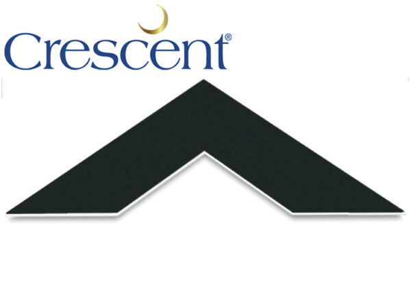 Carton of 25 Crescent Mount Board Smooth Black 32" x 40"