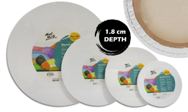 Mont Marte Round Canvas