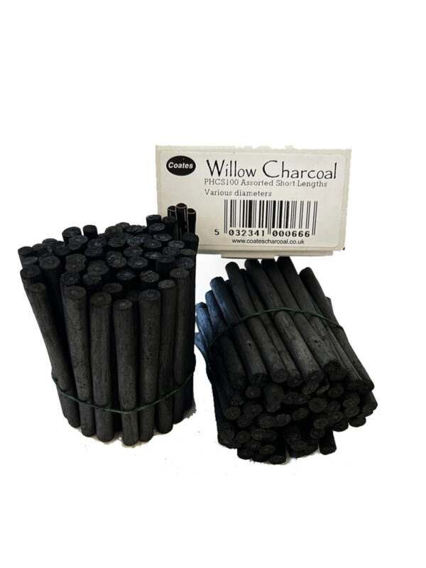 Coates Willow Charcoal Pack of 100 Short Sticks