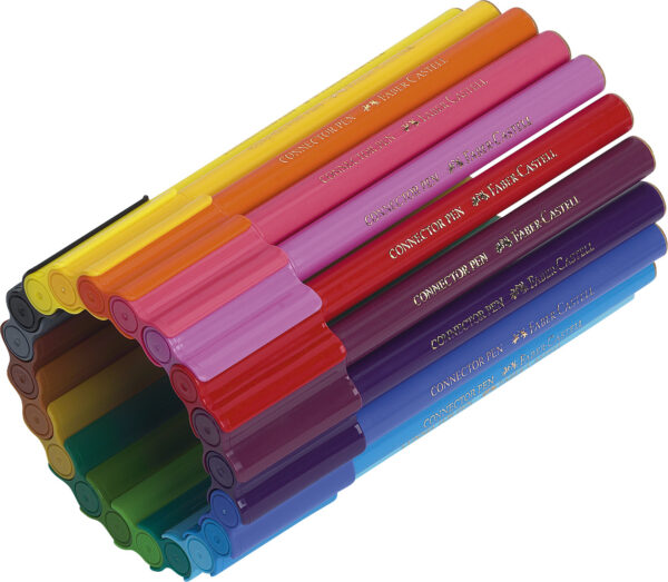 Faber Castell Connector Pens Set 12 - Image 3