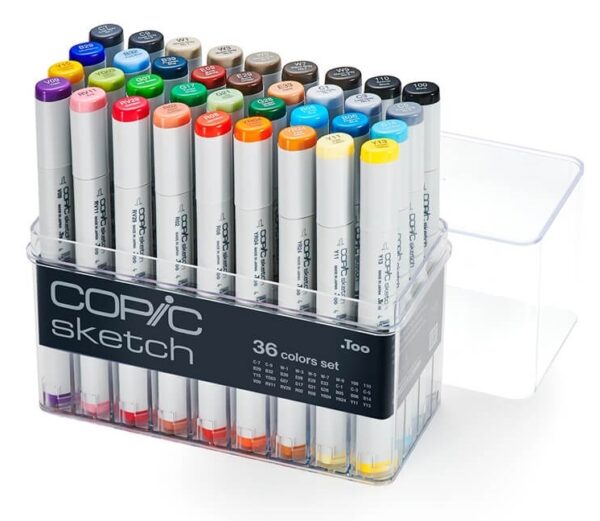 Copic Sketch Markers Assorted 36 Pack