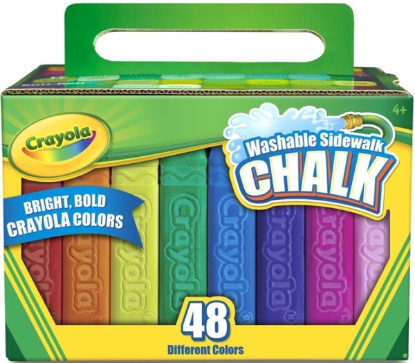 Crayola Washable Sidewalk Chalk 48 Pack - Image 2