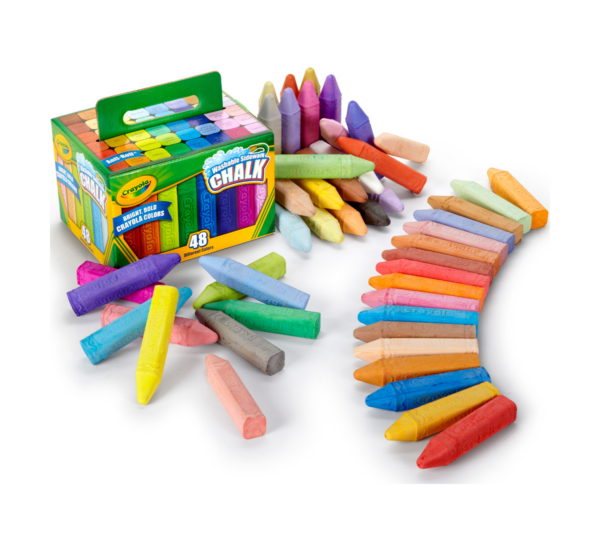 Crayola Washable Sidewalk Chalk 48 Pack