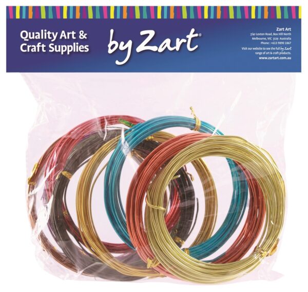 Creative Soft Wire 10 Assorted Colours 3 Different Gauges