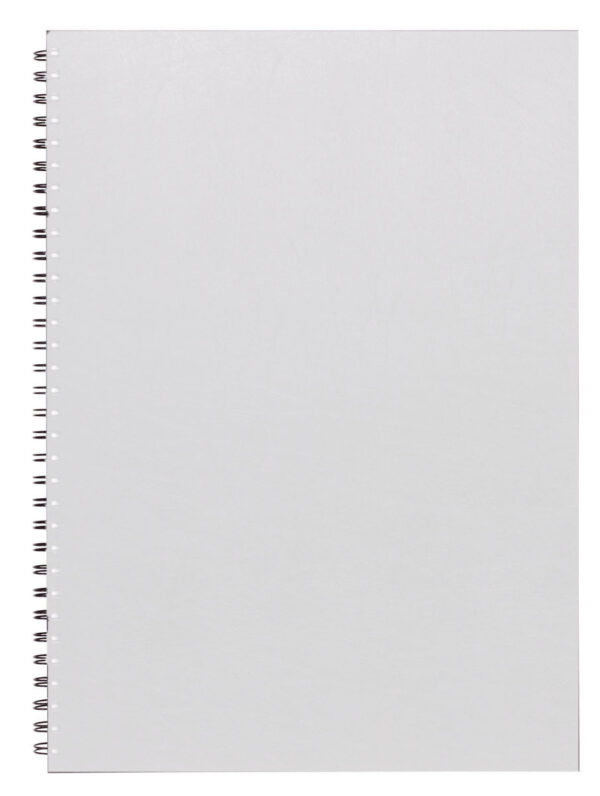 Clear Cover Visual Art Diaries A4 Double Wire 60 sheets, 110gsm