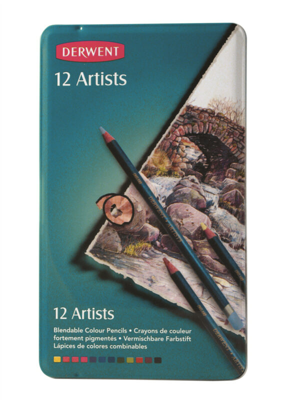 Derwent Artist Pencils Tin of 12
