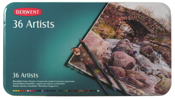 Derwent Artist Pencils Tin of 36