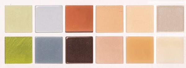 Resin Art Deco Mosaic Tiles Earth Tones Pack of 150g - Image 2