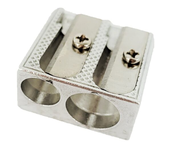 2 Hole Metal Sharpener Pack of 12