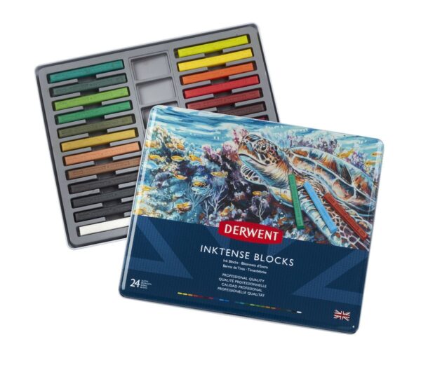 Derwent Inktense Coloured Pencils 24 Set - Image 2