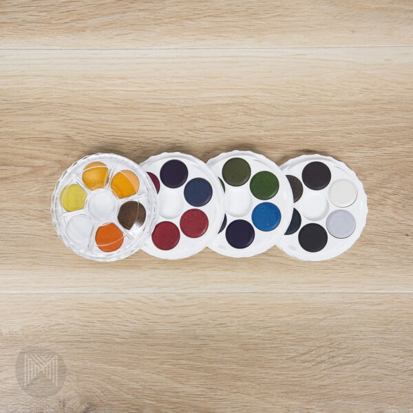 Micador Watercolour Stackable Disc Set 24 Brilliant Colours - Image 2