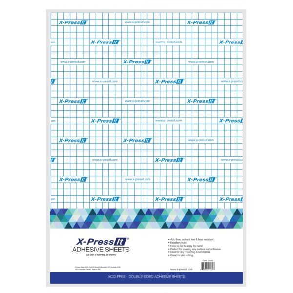 X-Press It Double Sided Adhesive Tape Sheets A3