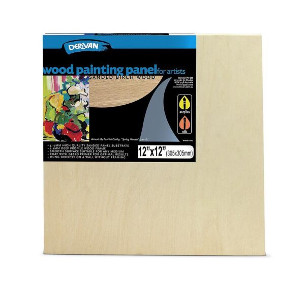 DERIVAN Wood Panel 23 x 30cm (09 x 12") - Image 2
