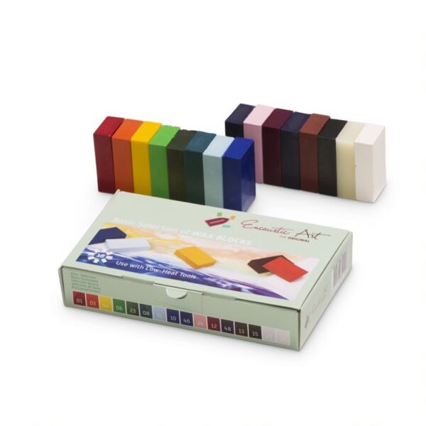 Encaustic Art Wax Blocks Set of 16