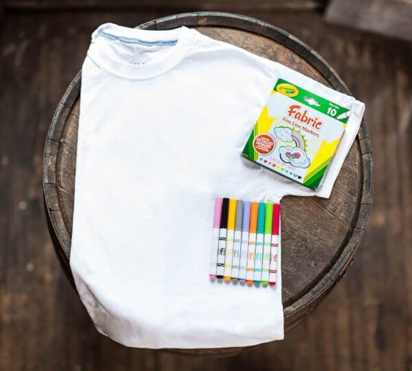 Crayola Fineliner Fabric Markers 10 Pack - Image 3