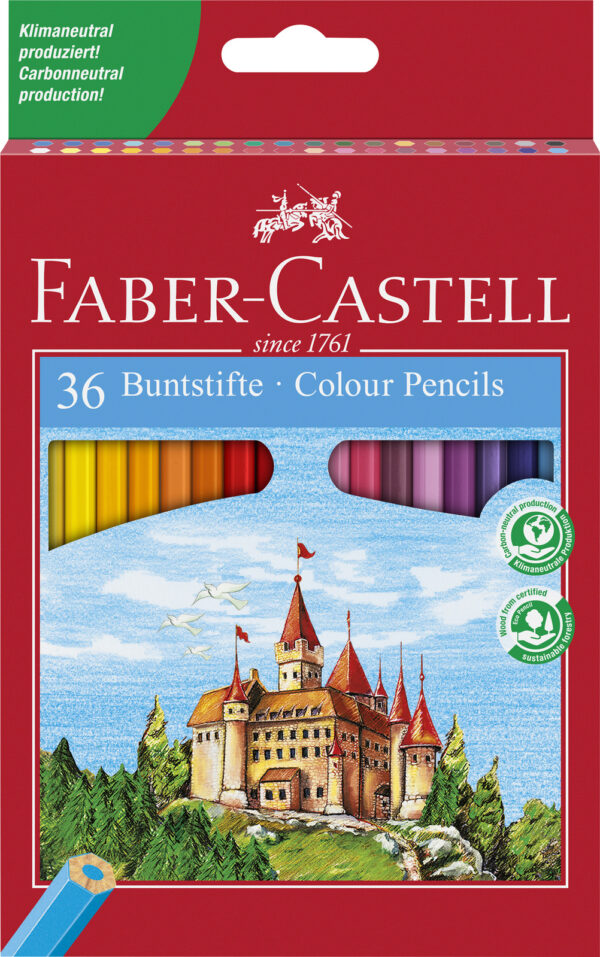 Faber-Castell Classic Coloured Pencils Set of 36