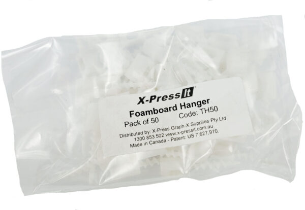 Plastic Hooks For Coreflute or Foamcore Pack of 50 - Image 2