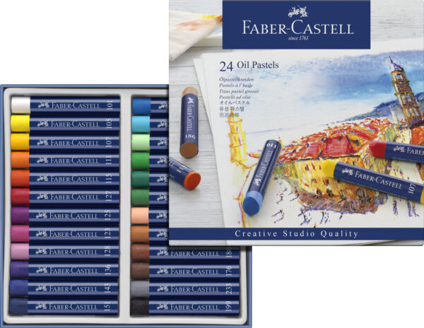 Faber Castell Large Oil Pastels 24 Set