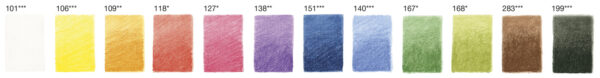 Faber-Castell Pitt Pastel Pencils Tin of 12 assorted colours - Image 2
