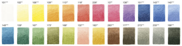Faber-Castell Pitt Pastel Pencils Tin of 24 assorted colours - Image 2