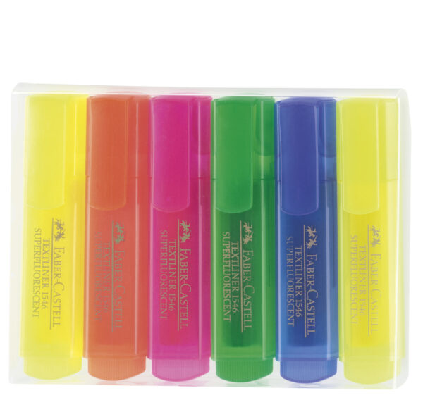 Faber-Castell Textliner Ice Highlighters Assorted 6 Pack