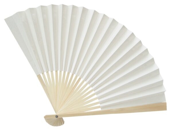 Japanese Paper & Bamboo Folding Fan 22cm pack of 10