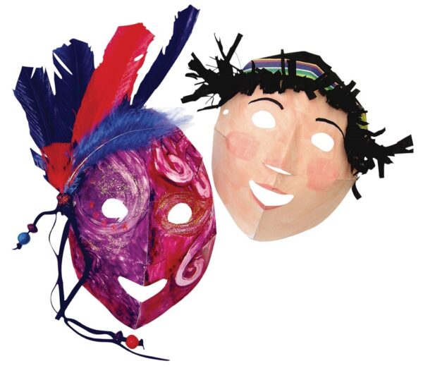 Fold Up Face Mask 21cm Wide Pack of 40 - Image 3