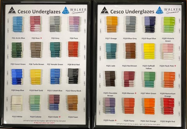 Cesco Underglaze Set 34 x 150ml - Image 2