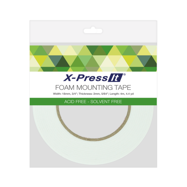 X-Press It Foam Mounting Tape 18mm x 4m