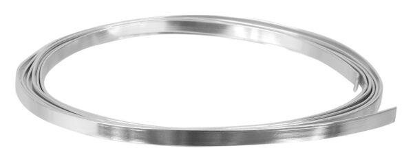 Flat Wire Armature Wire 5mm thick Silver 50m Roll