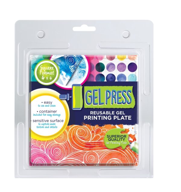 Gel Press Printing Plate 152 x 152mm / 6” x 6”