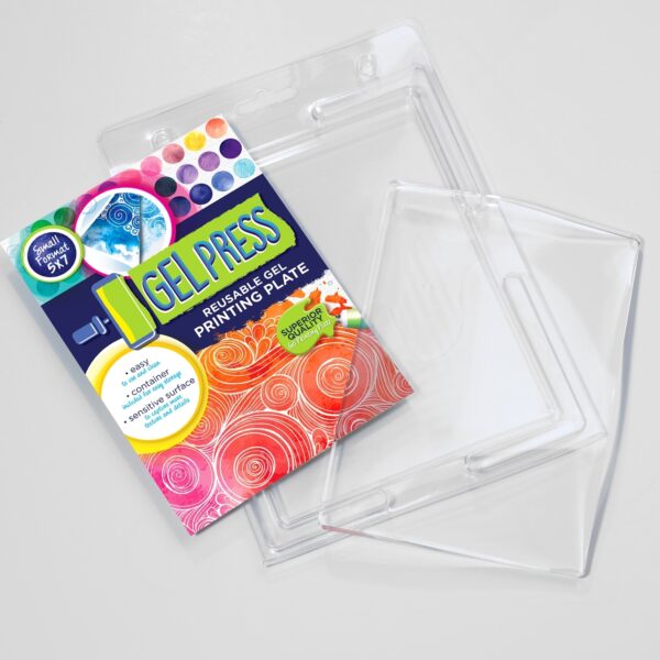 Gel Press Printing Plate 203 x 254mm / 8” x 10" - Image 2