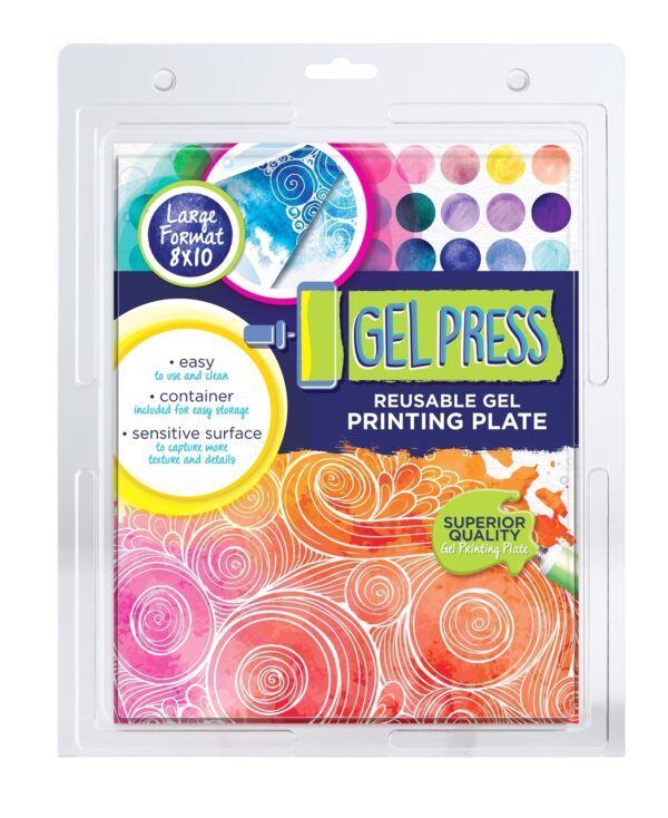 Gel Press Printing Plate 203 x 254mm / 8” x 10"