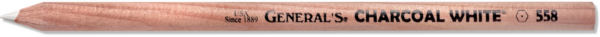 Generals Charcoal Pencils 12 Box - No 558 - White - Image 2