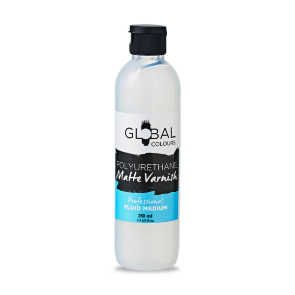 Global Colours Polyurethane Matte 250ml Varnish