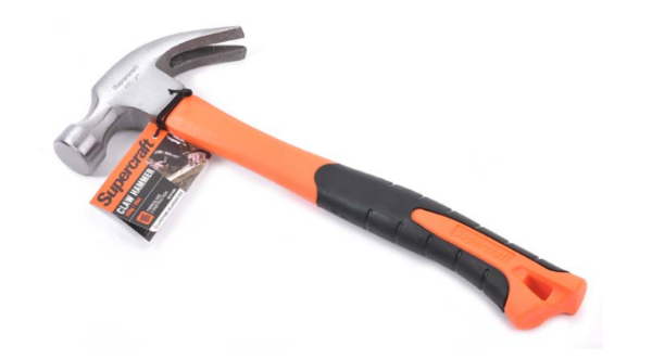 Hammer with Claw and Wooden Handle