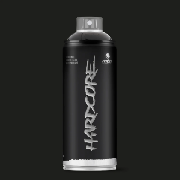 MTN Hardcore Spray Paint Black 400ml