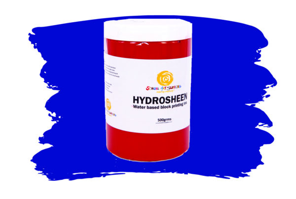 School Art Supplies Hydrosheen Printing Ink 1kg - Blue
