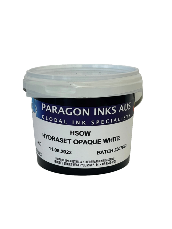 School Art Supplies Hydrosheen Printing Ink 1kg - White