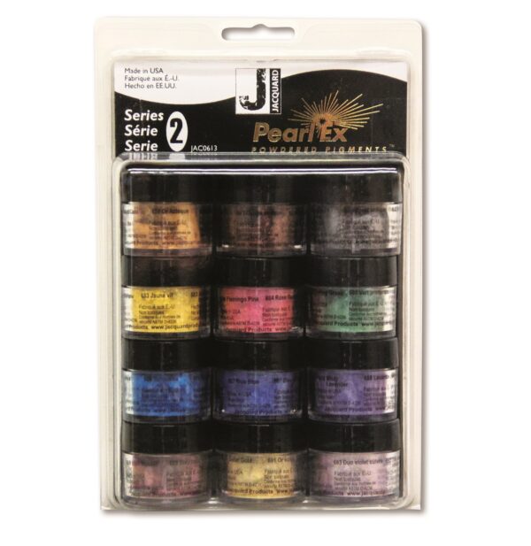 Jacquard Pearl Ex Powdered Pigments 12 x 3g Series 2