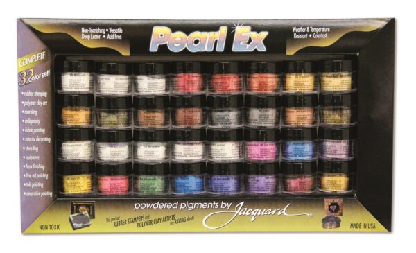 Jacquard Pearl Ex Powdered Pigments 32 x 3g