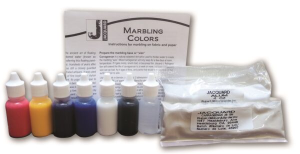 Jacquard Marbling Set of 6 x 15ml Primary Colours - Image 2