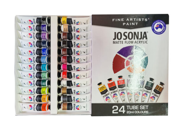 Jo Sonja Matte Flow Acrylic Set 24 x 20mL