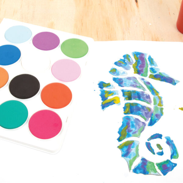 Micador jR. Jumbo Watercolour Palette of 12 - Image 2