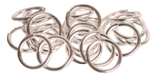 Sterling Silver Jump Rings 8mm Pk 100