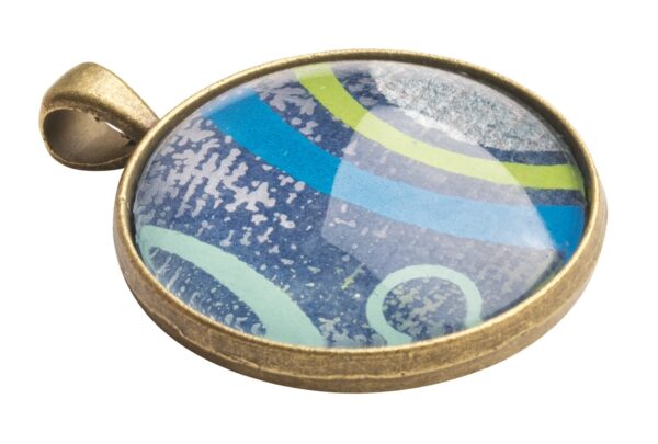 Pendant Cabochon Setting 30mm Silver Pack of 30 - Image 3